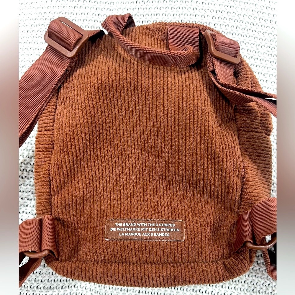 Adidas Brown Ribbed Mini Bag - Picture 6 of 12